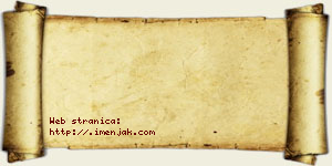 Olja Jačović vizit kartica